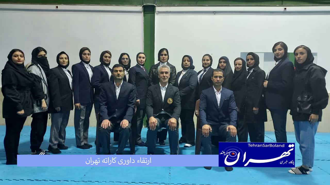داوران کاراته تهران در دوره قضاوت